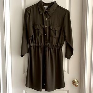 Olive Green Dress (NWOT) by  MPH